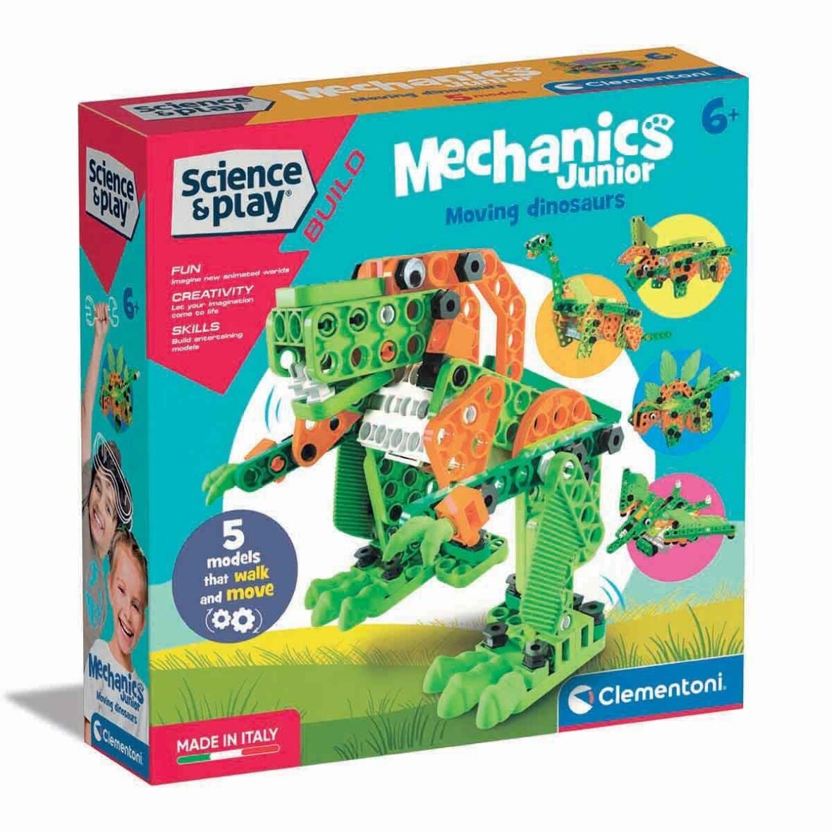 75061TR Mechanics Junior Hareketli Dinozorlar – Mekanik Laboratuvarı +6 yaş