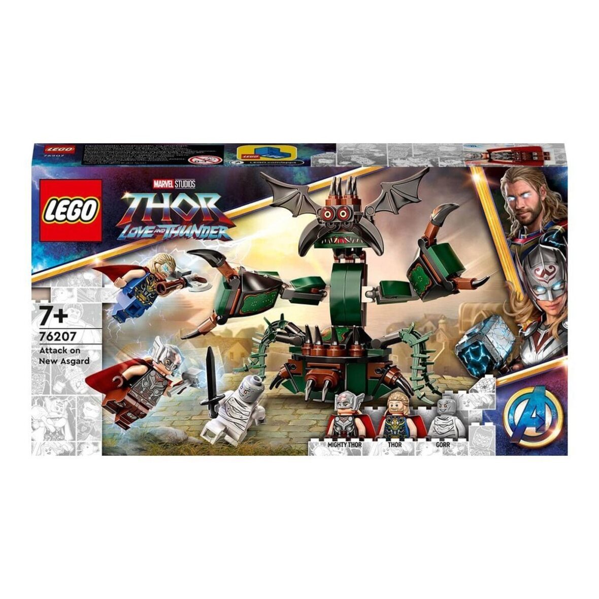 76207 LEGO® Marvel New Asgarda Saldırı 159 parça +7 yaş