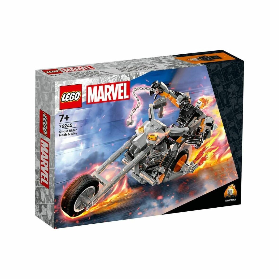 76245 Lego Marvel – Ghost Rider Robotu ve Motosikleti 264 parça +7 yaş