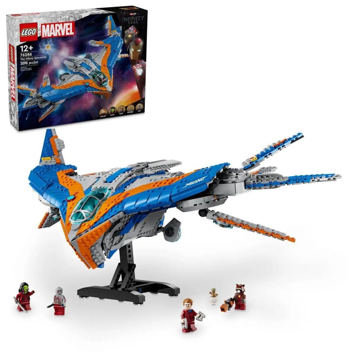 76286 Lego Marvel Galaksinin Koruyucuları: Milano Uzay Gemisi 2090 parça +12 yaş