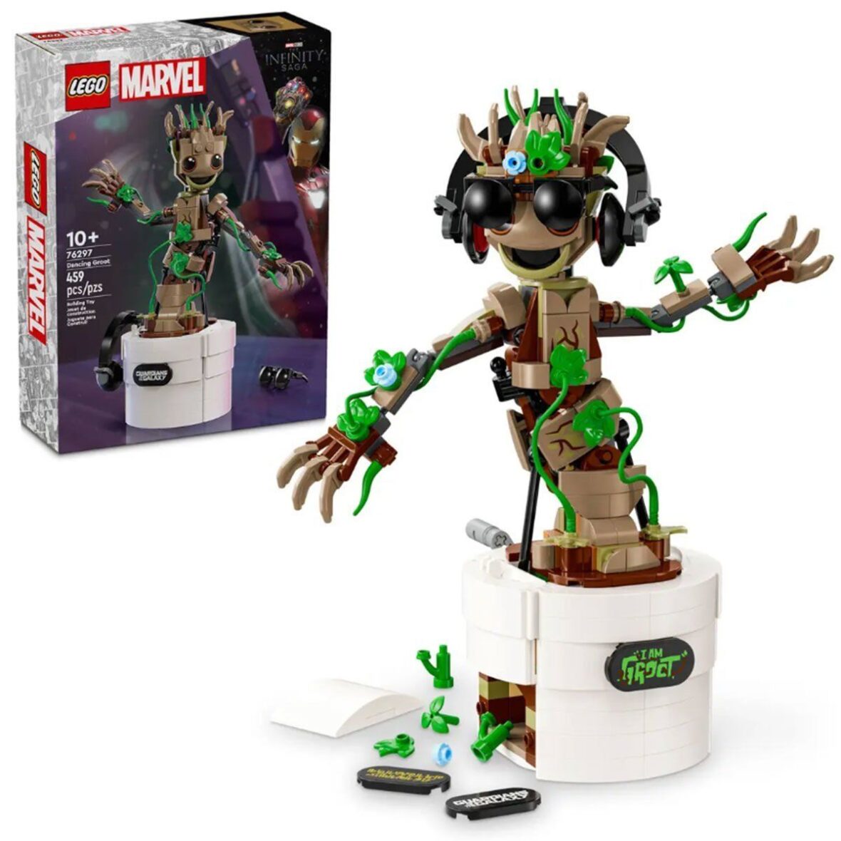 76297 Lego Marvel – Dans Eden Groot 459 parça +9 yaş