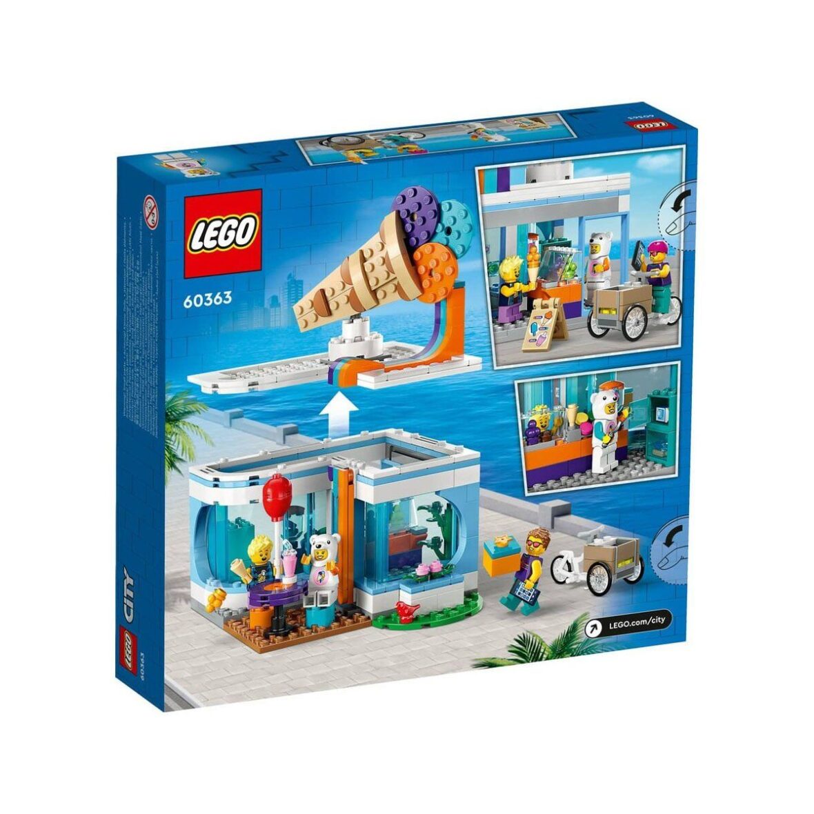 60363 LEGO® City – Dondurma Dükkanı 296 parça +6 yaş