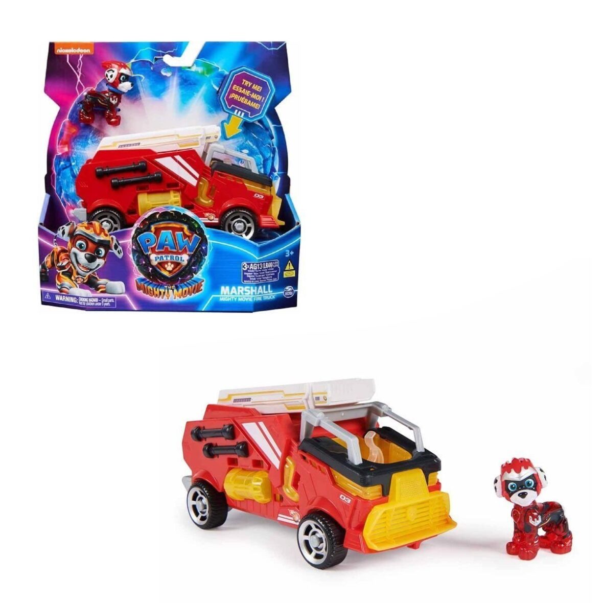 86665 PAW Patrol Rocky Mighty Movie Geridönüşüm Kamyonu 6 asst.