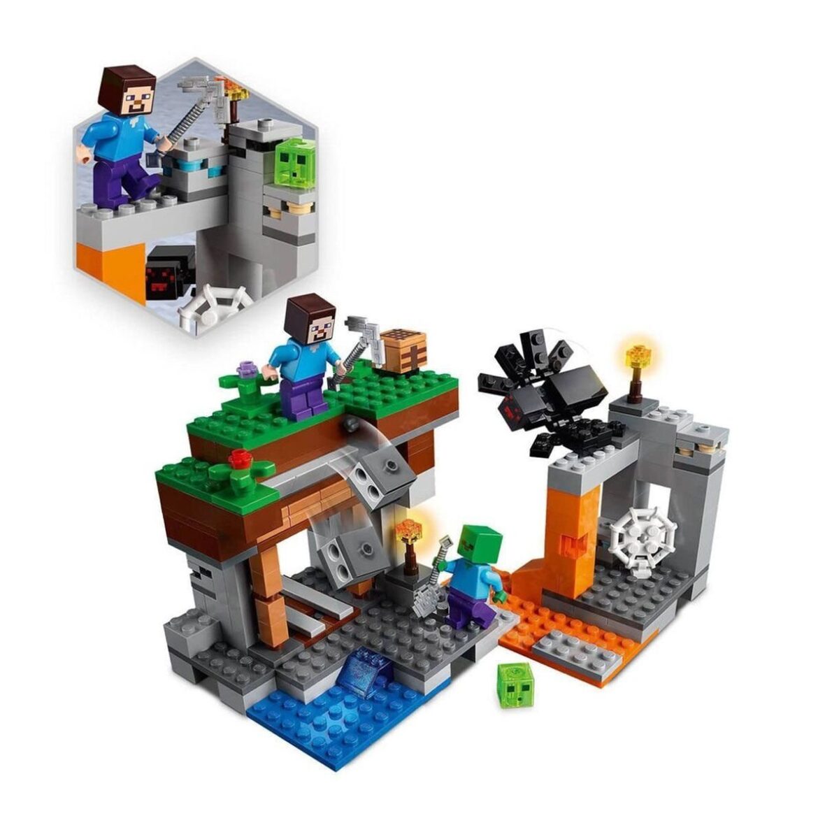 21166 Lego Minecraft Terkedilmiş Maden 248 parça +7 yaş