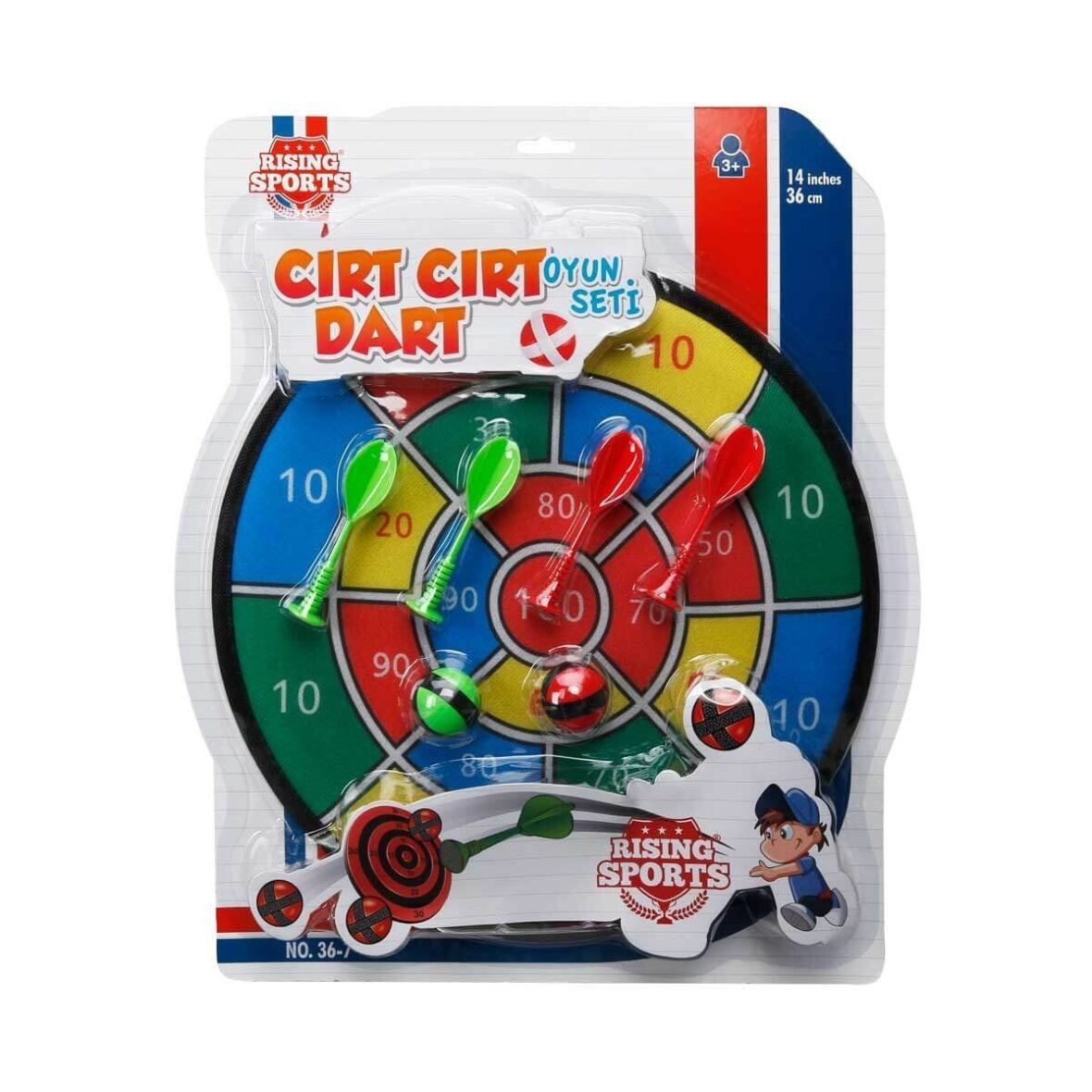 36789 Cırt Cırt Dart –  İğnesiz Dart Seti 36 cm