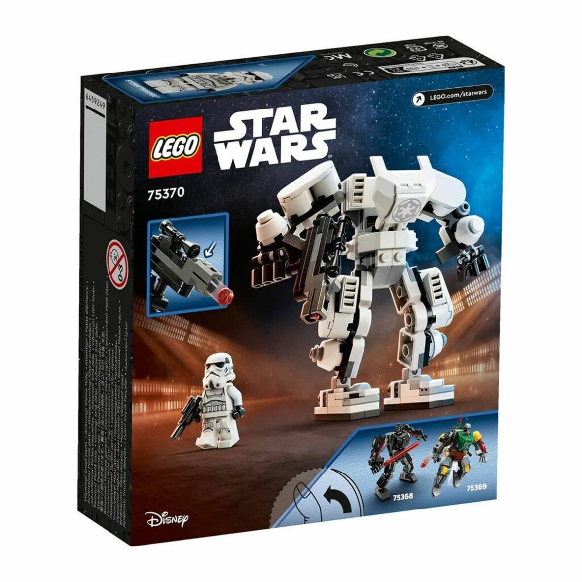 75370 LEGO® Star Wars™ Stormtrooper™ Robotu 138 parça +6 yaş