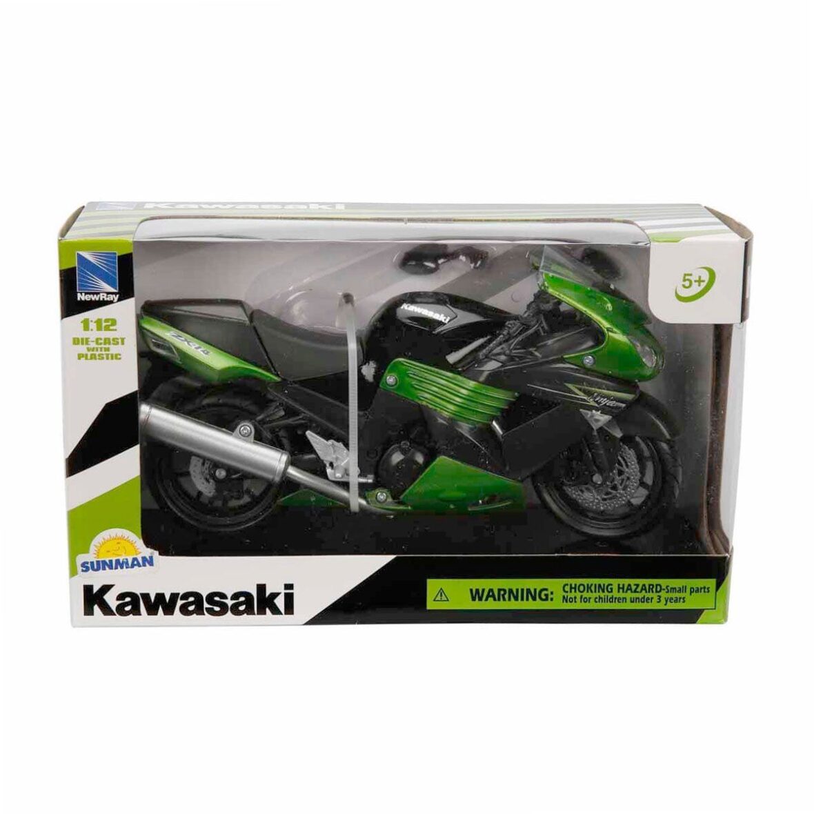 57433 1:12 Kawasaki ZX-14 2011 Model Motor -Sunman