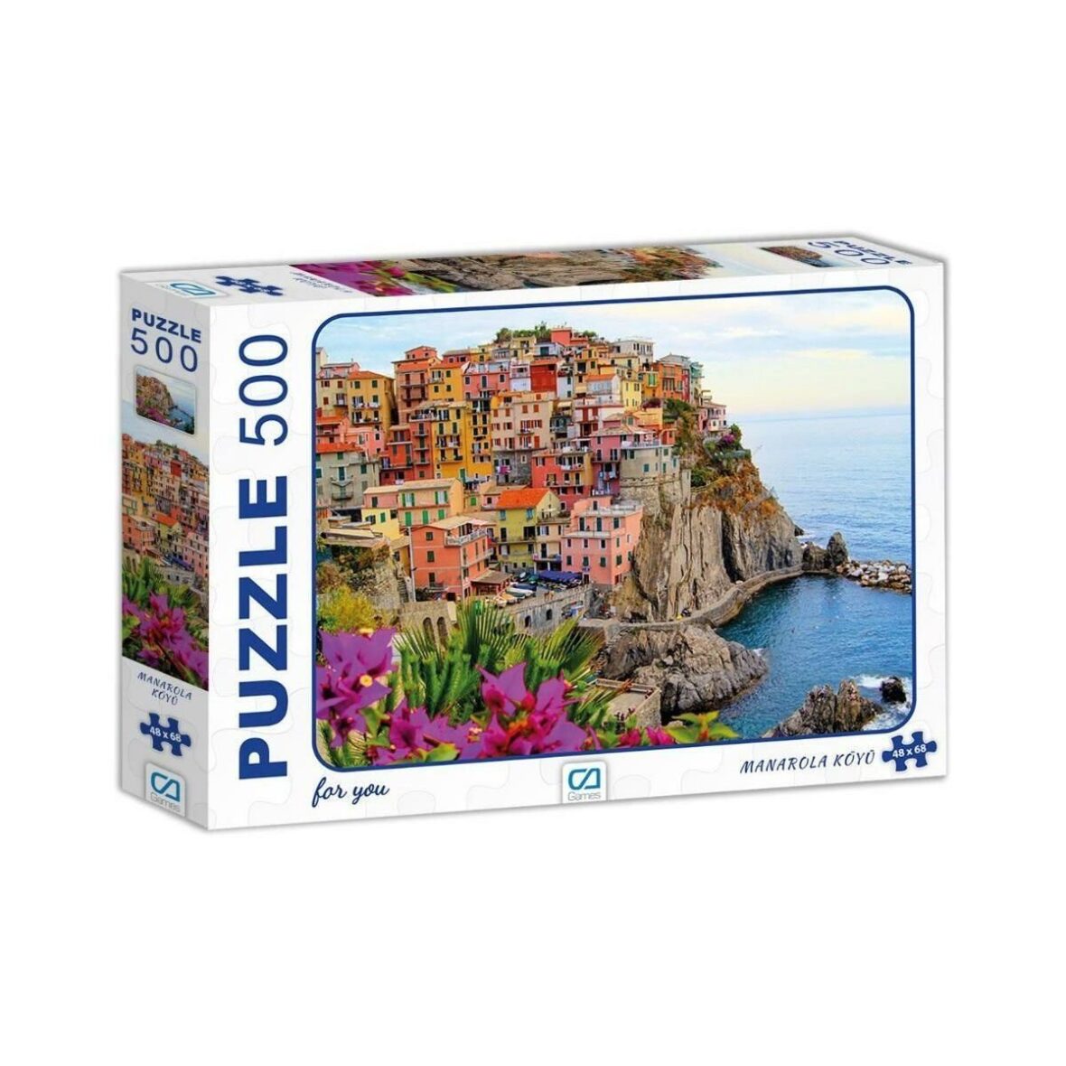 7505 CA500-7505 Manarola Köyü 500 Parça Puzzle -CA Puzzle