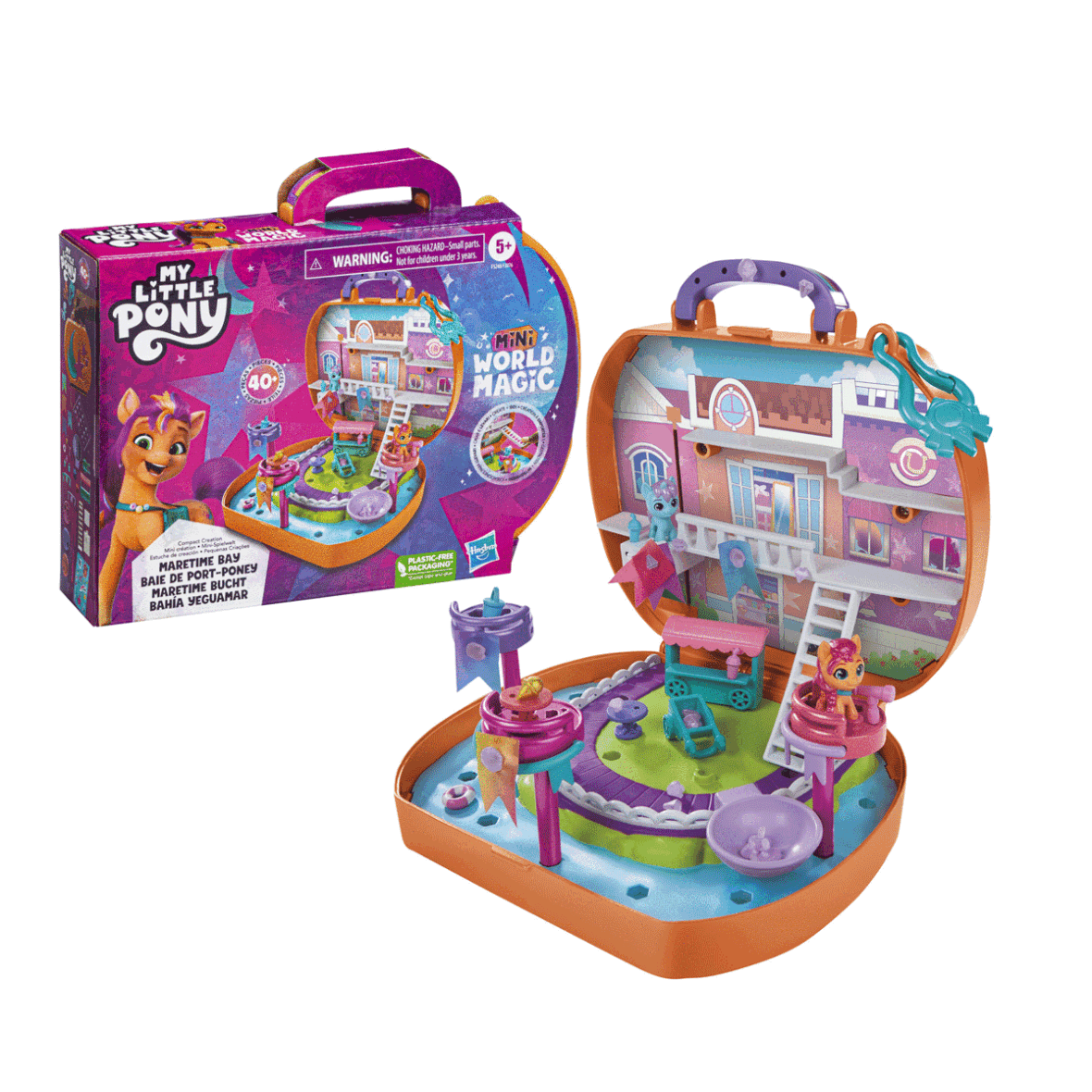 F3876 My Little Pony- Mini Dünya Sihri: Kompokt Yaratıcı Oyun Seti