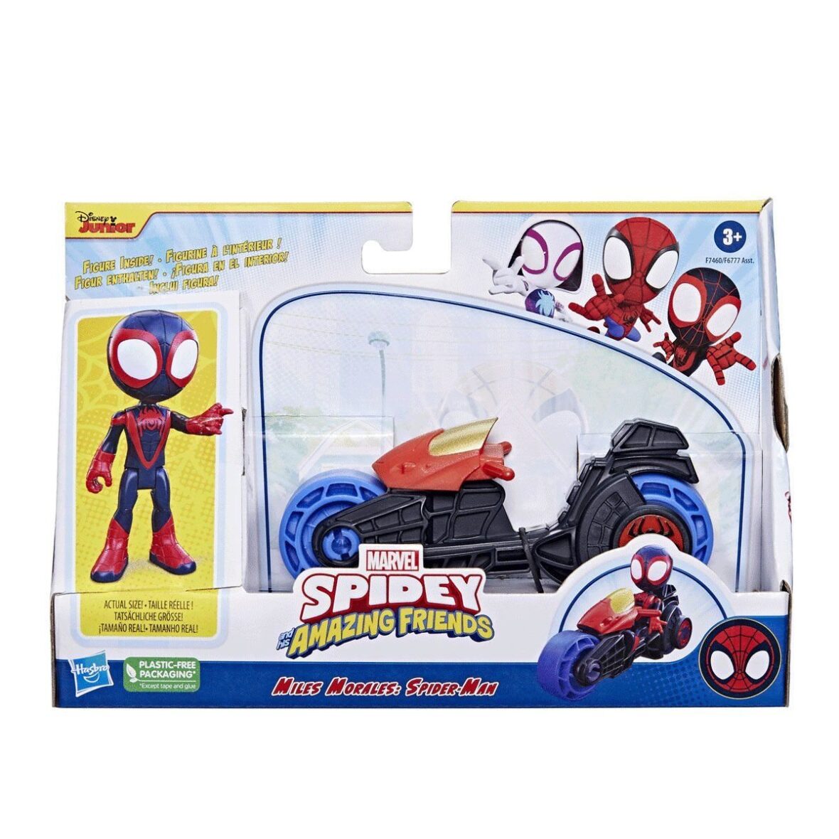 F6777 Spidey ve İnanılmaz Arkadaşları – Motorsiklet ve Figür +3 yaş