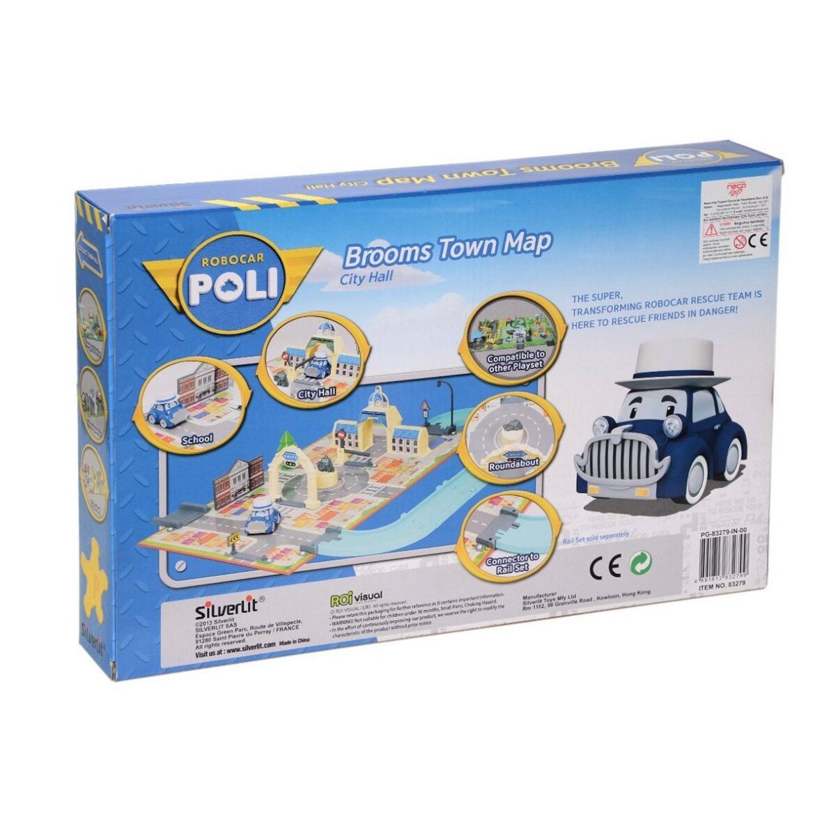 POLI/83279 Robocar Poli Kitap Kasaba Belediye Binası