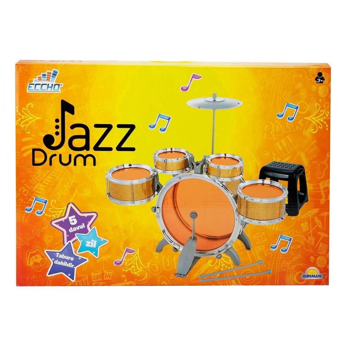 Davul Set – Jazz Drum / 5 adet Davul