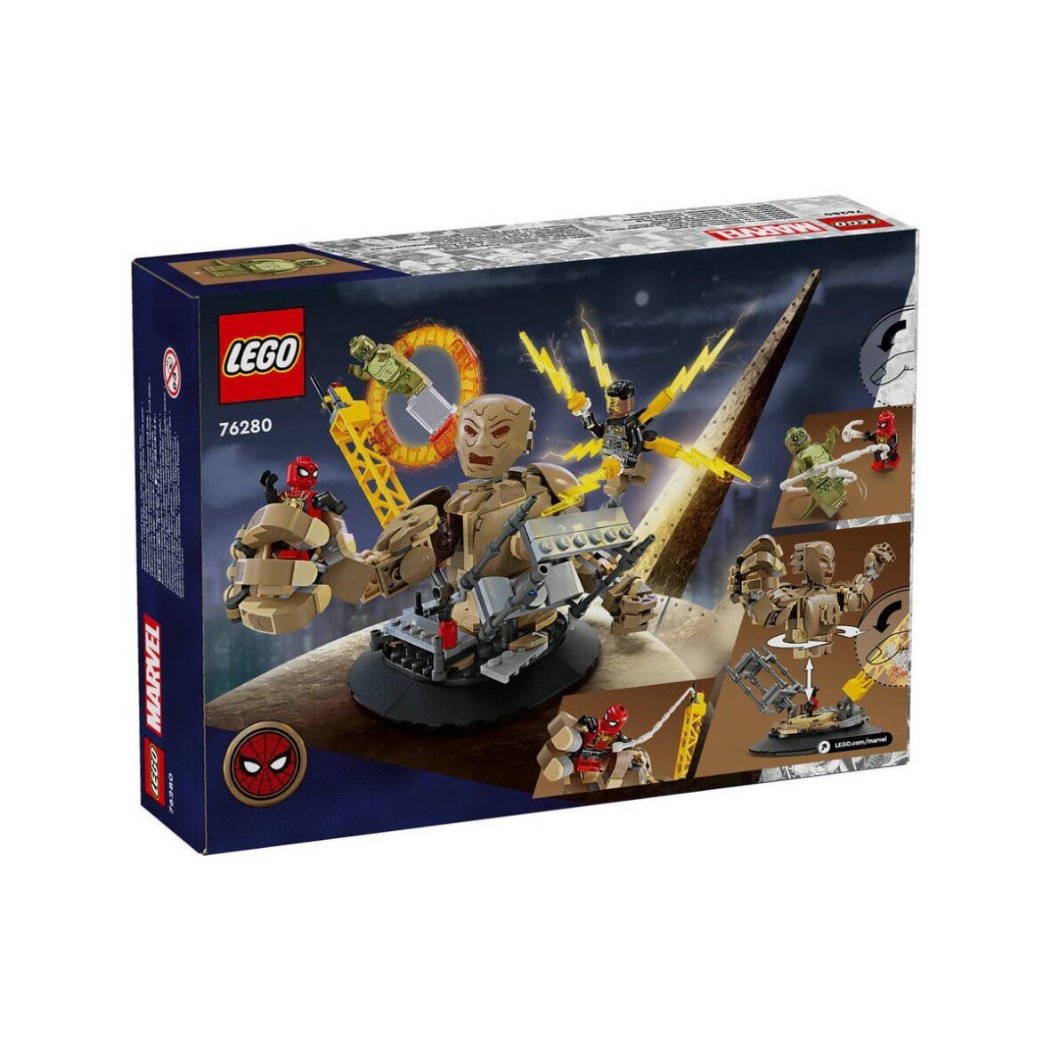 76280 Lego Marvel Örümcek Adam Kum Adama Karşı: Son Savaş 347 parça +8yaş