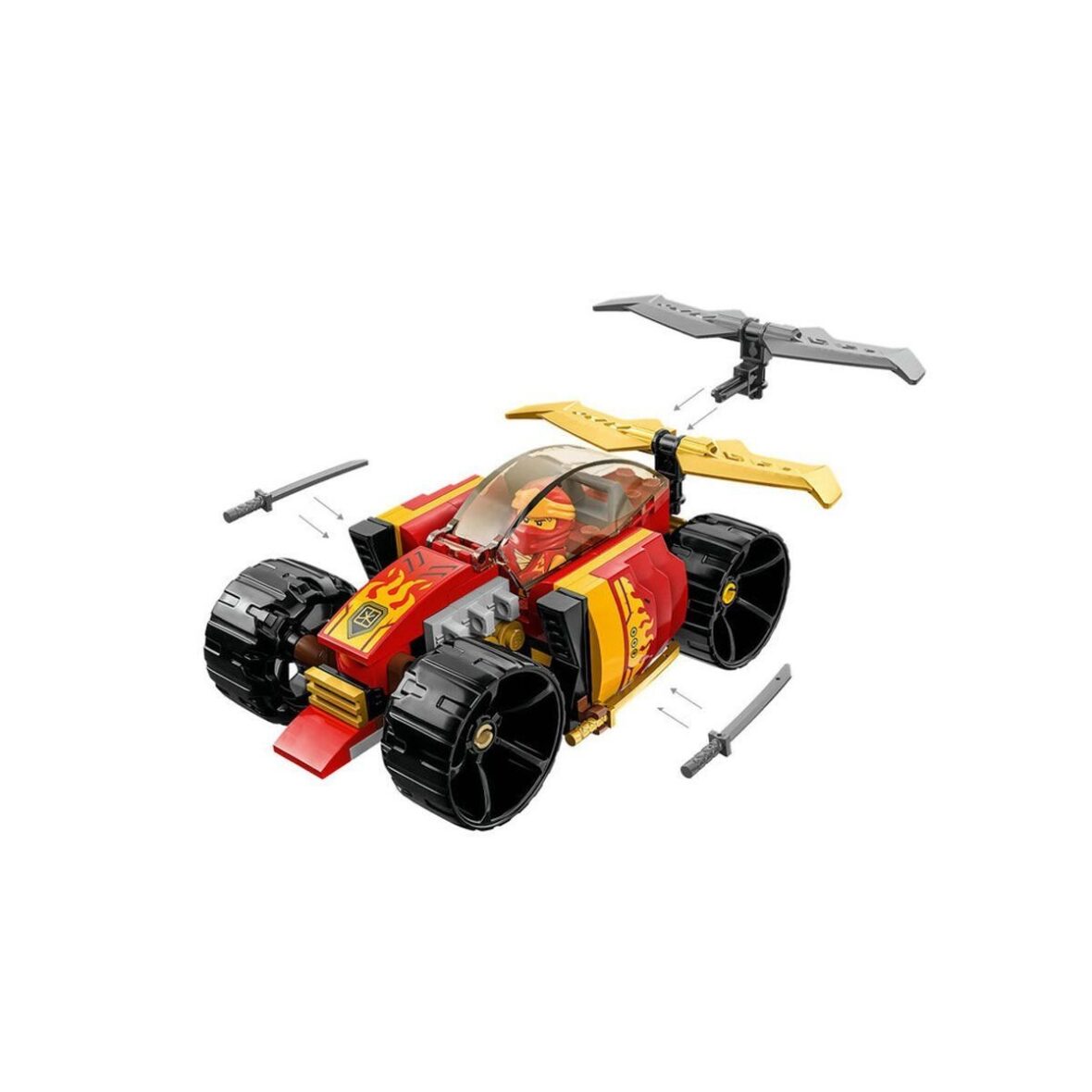 71780 Lego Ninjago – Kainin Ninja Yarış Arabası EVO 94 parça +6 yaş