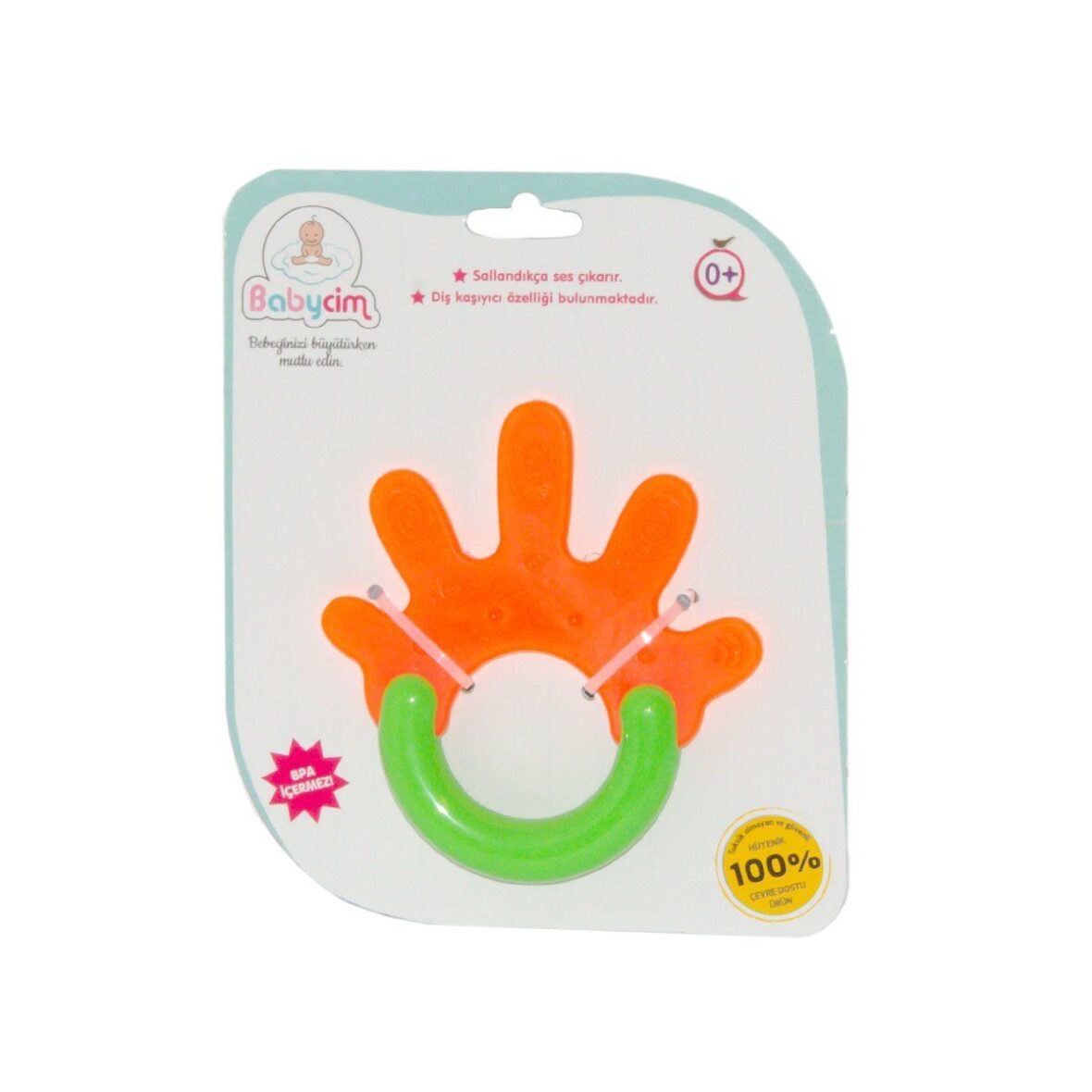 URT038-004 Babycim El Dişlik Çıngırak -Birliktoys