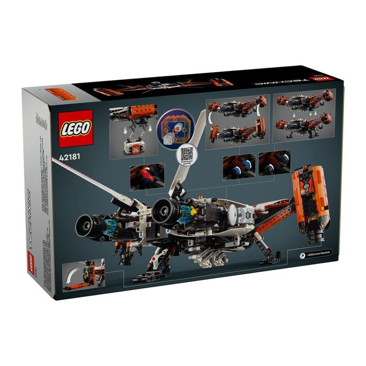 42181 Lego Technic VTOL Ağır Kargo Uzay Gemisi LT81 1365 parça +10 yaş