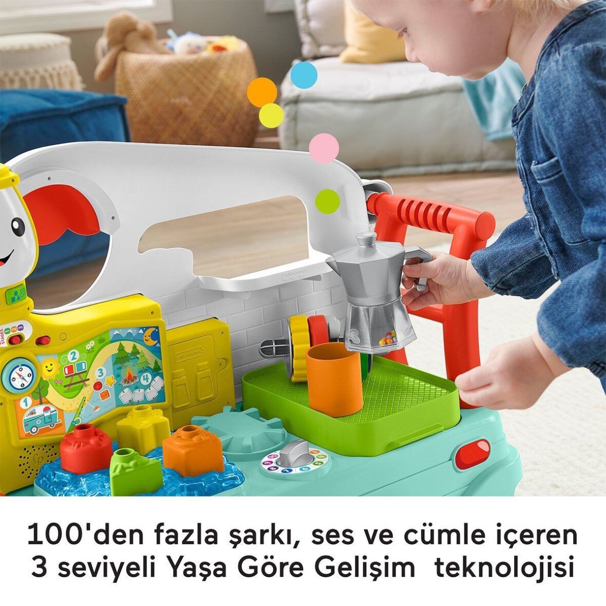 HCK81 Fisher-Price® LnL 3’ü1 Arada Karavan – Türkçe ve İngilizce