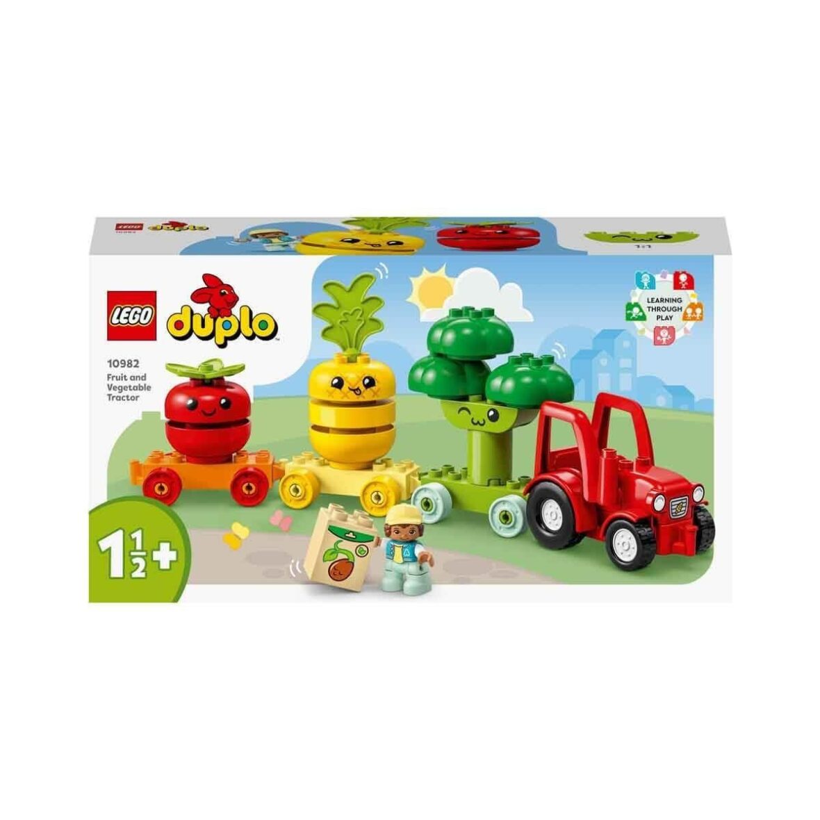 10982 LEGO® Duplo® – Meyve Sebze Traktörü 19 parça +1,5 yaş