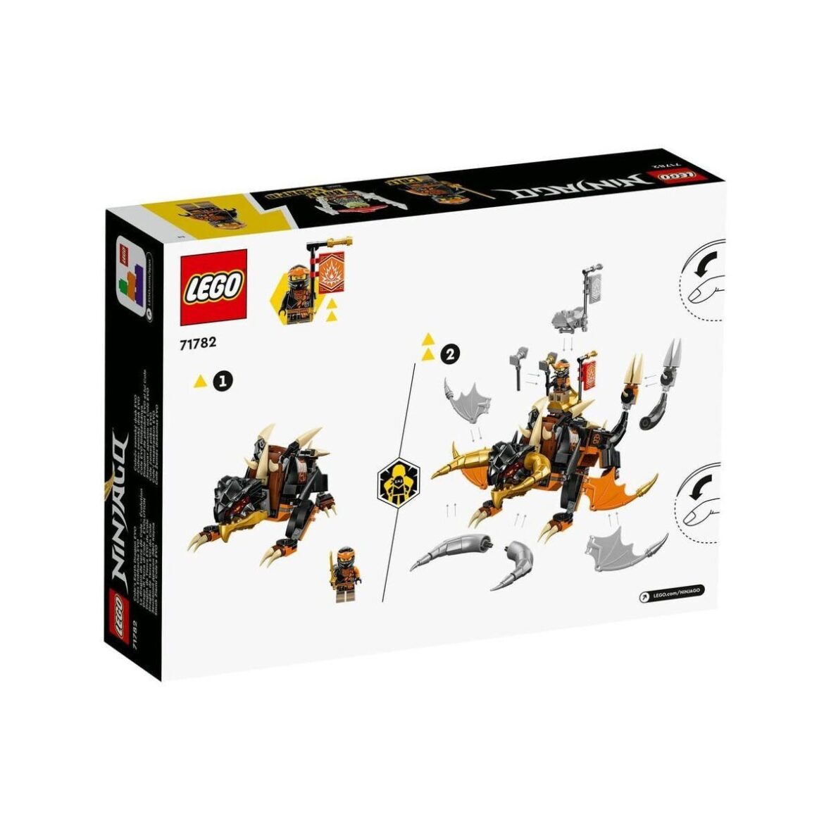 71782 Lego Ninjago – Coleun Toprak Ejderhası EVO 285parça +7 yaş