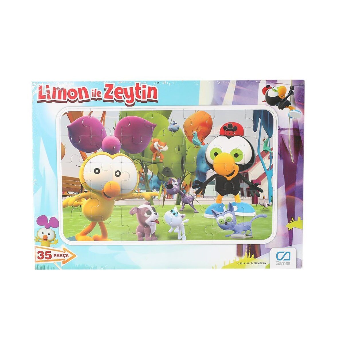 CAFRM-5082-5083 Limon ile Zeytin Frame Puzzle 35 Parça