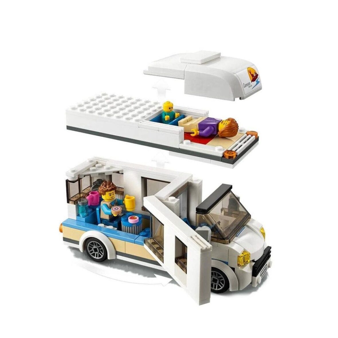 60283 LEGO® City Tatilci Karavanı 190 parça +5 yaş