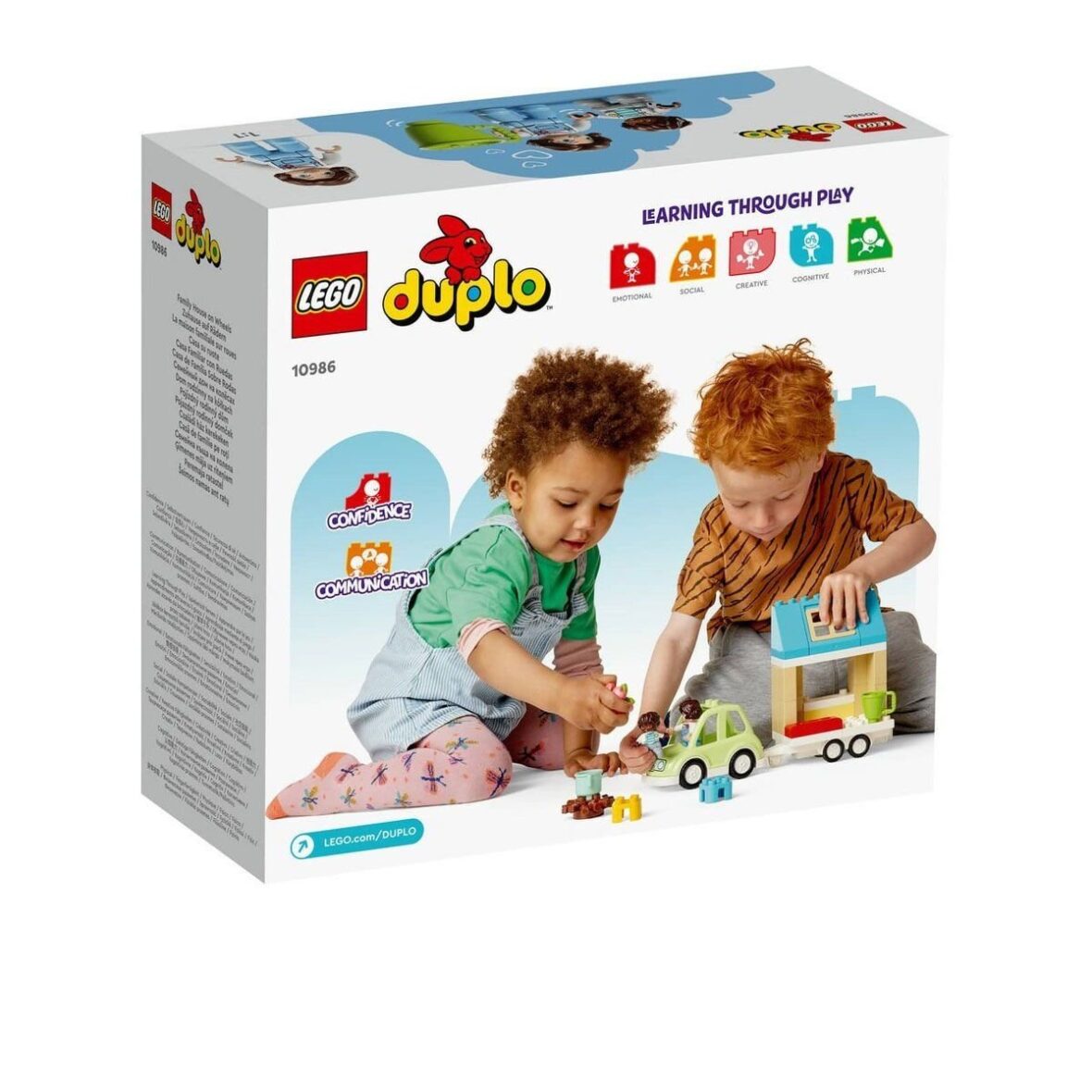 10986 Lego Duplo – Tekerlekli Aile Evi 31 parça +2 yaş