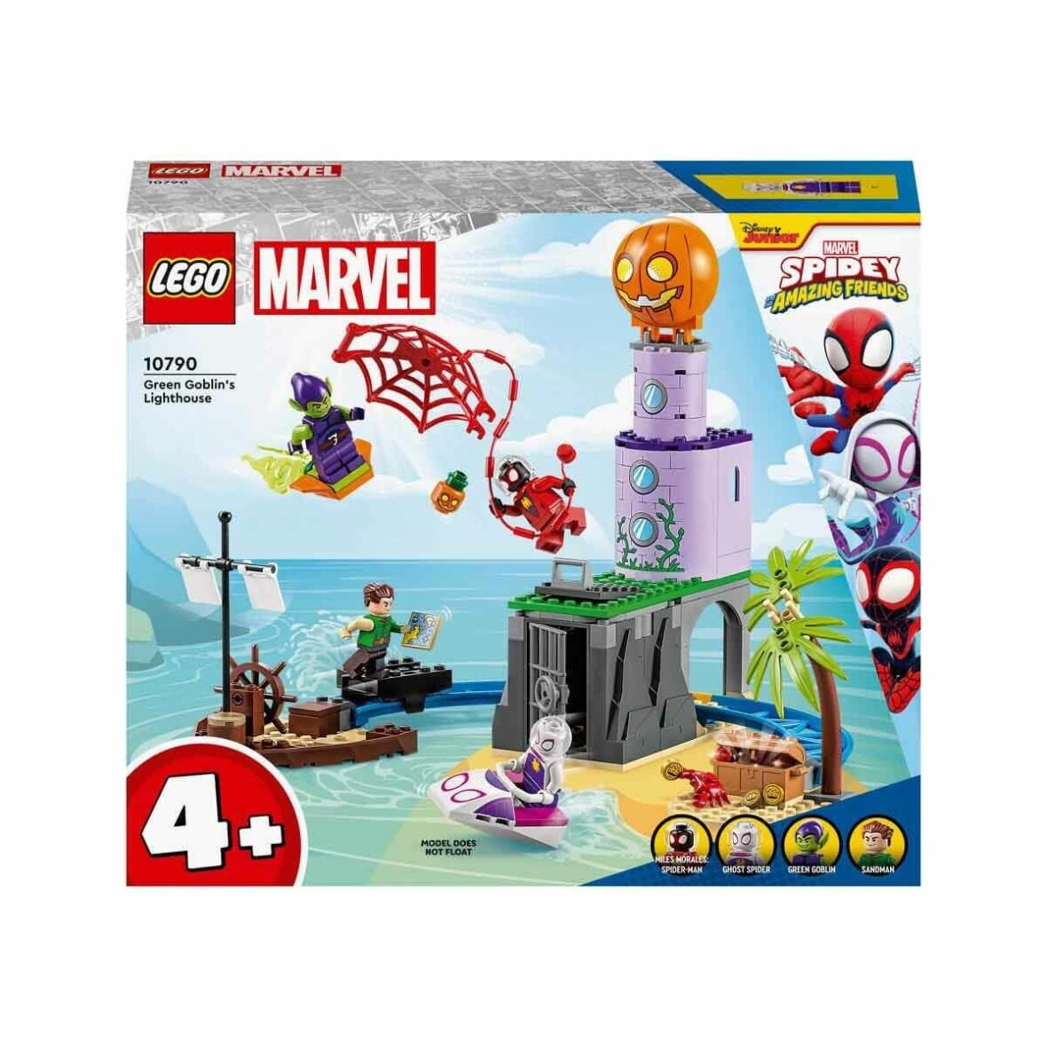 10790 LEGO® Marvel Spidey – Yeşil Goblin’in Deniz Feneri 149 parça +4 yaş