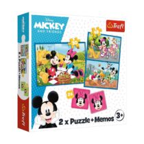 PUZZLE-93344 2IN1 Disney Puzzle -Trefl