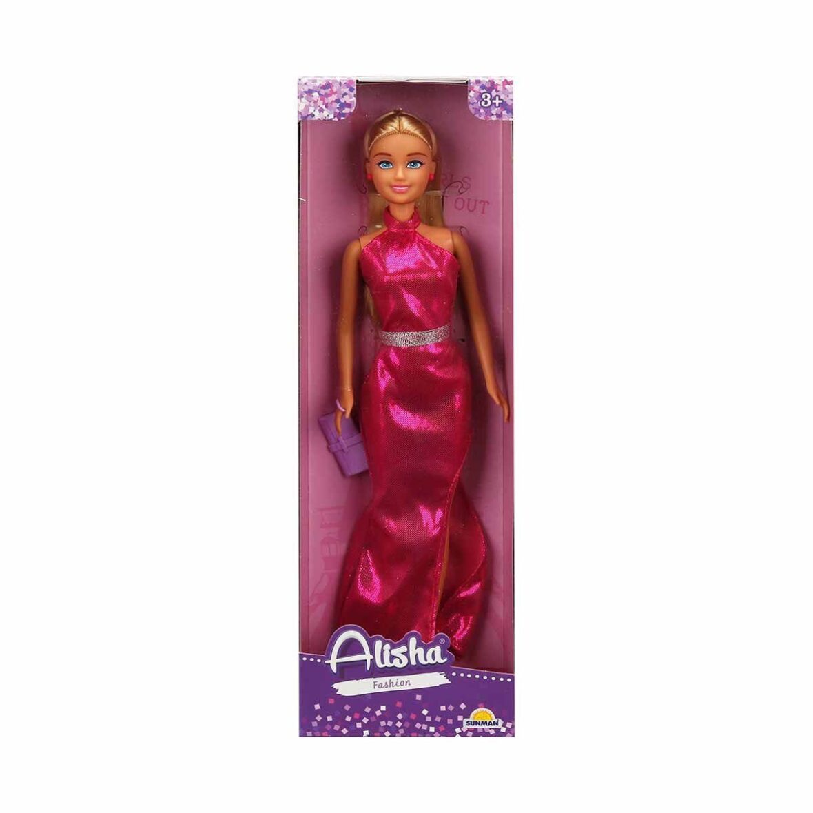 3394 SUN-RST-SIS-Minik Alisha Gece Elbiseli Bebek Set 2Asortili – Sunman