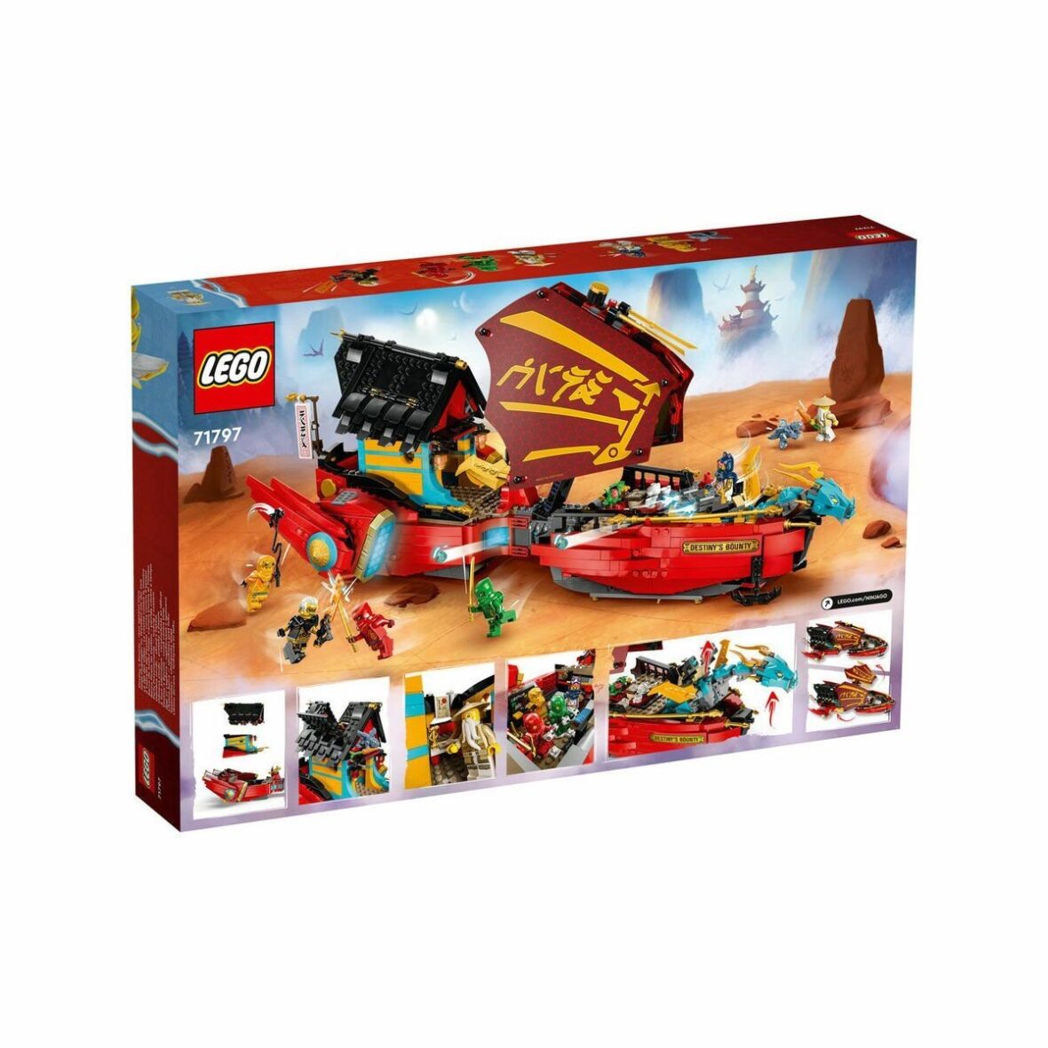 71797 LEGO® Ninjago® – Destiny’s Bounty – Zamana Karşı Yarış 1739 parça +9 yaş