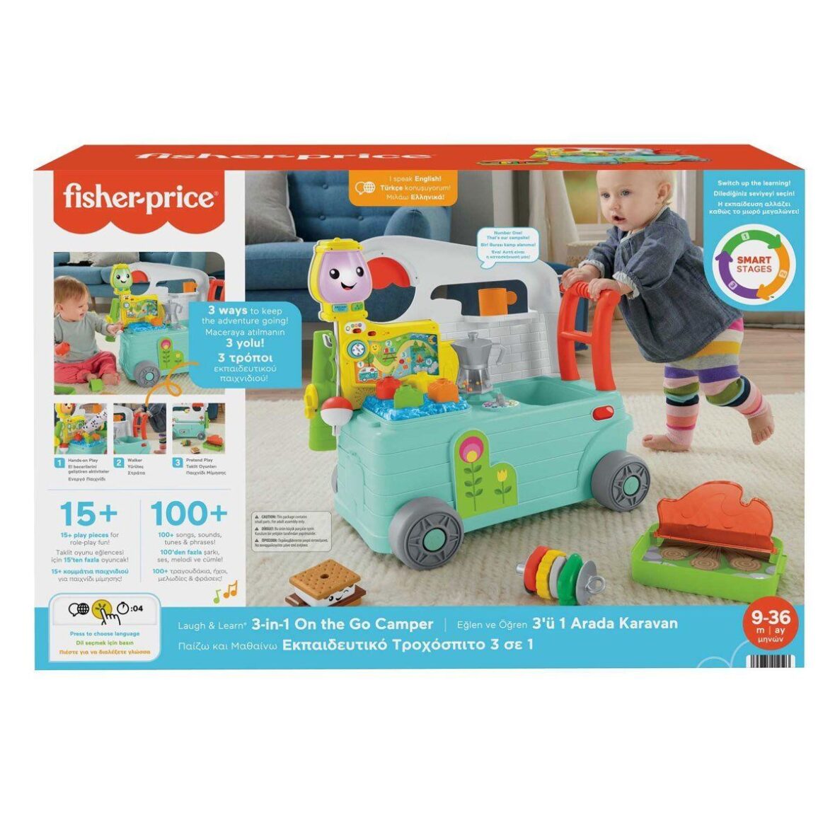 HCK81 Fisher-Price® LnL 3’ü1 Arada Karavan – Türkçe ve İngilizce