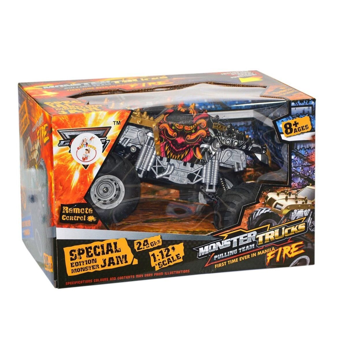 UJ99-D169 Kumandalı  Monster Truck 4×4 1:12 -Gepettoys