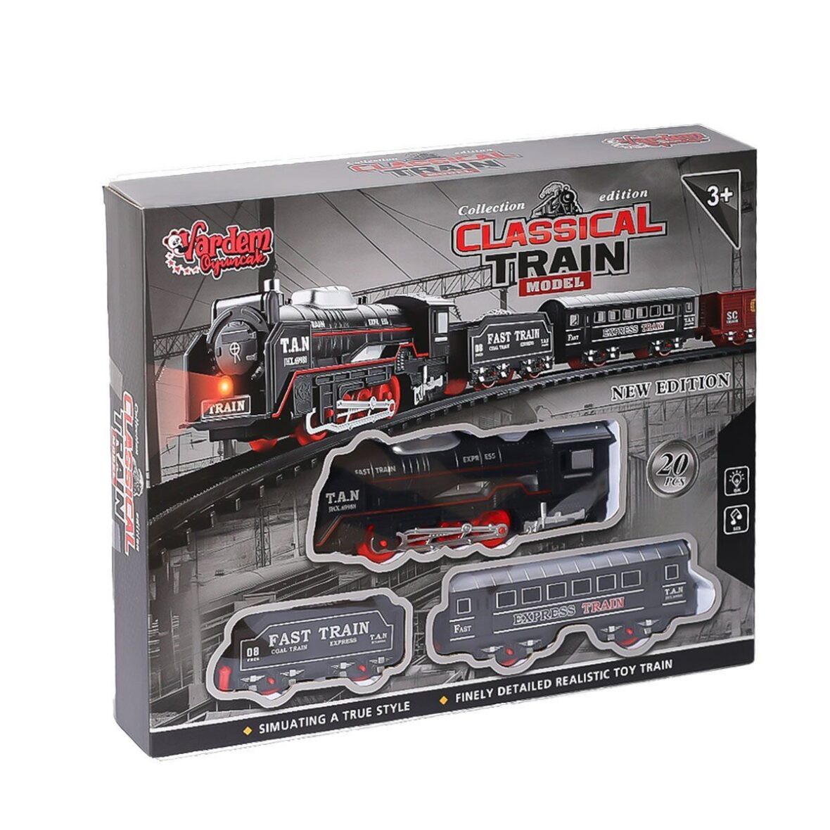 JHX6683 Klasik Model Tren 20 Parça -Vardem