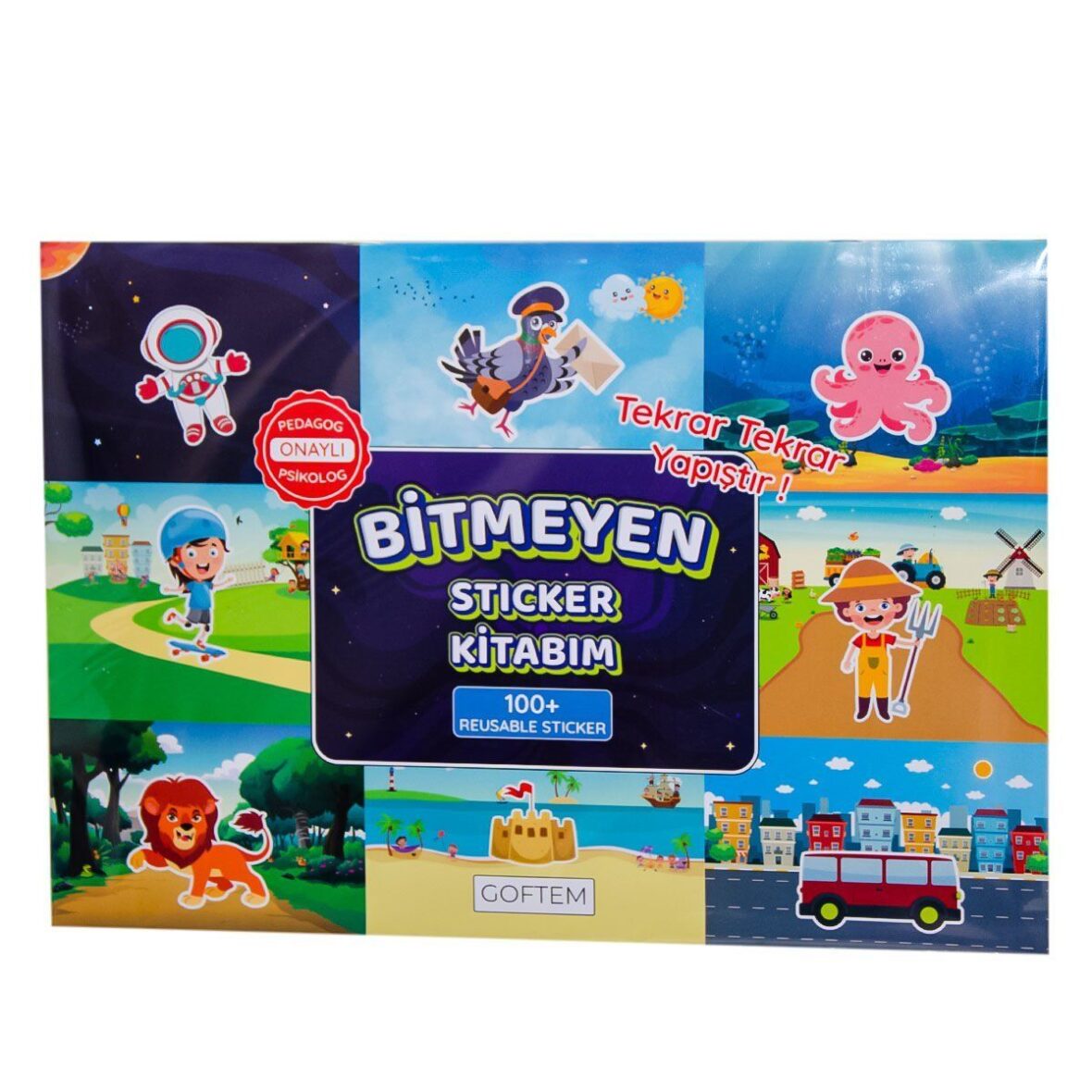 GF001 Bitmeyen Sticker Kitabım – Gepettoys