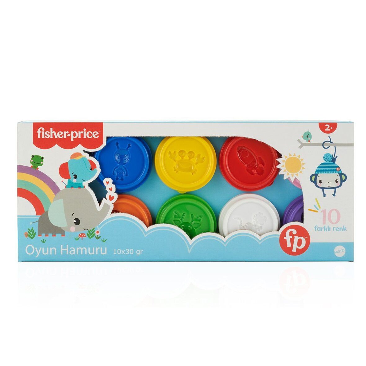 HHJ39 Fisher-Price Oyun Seti (10×30 Gr Hamur ve Kalıplar)