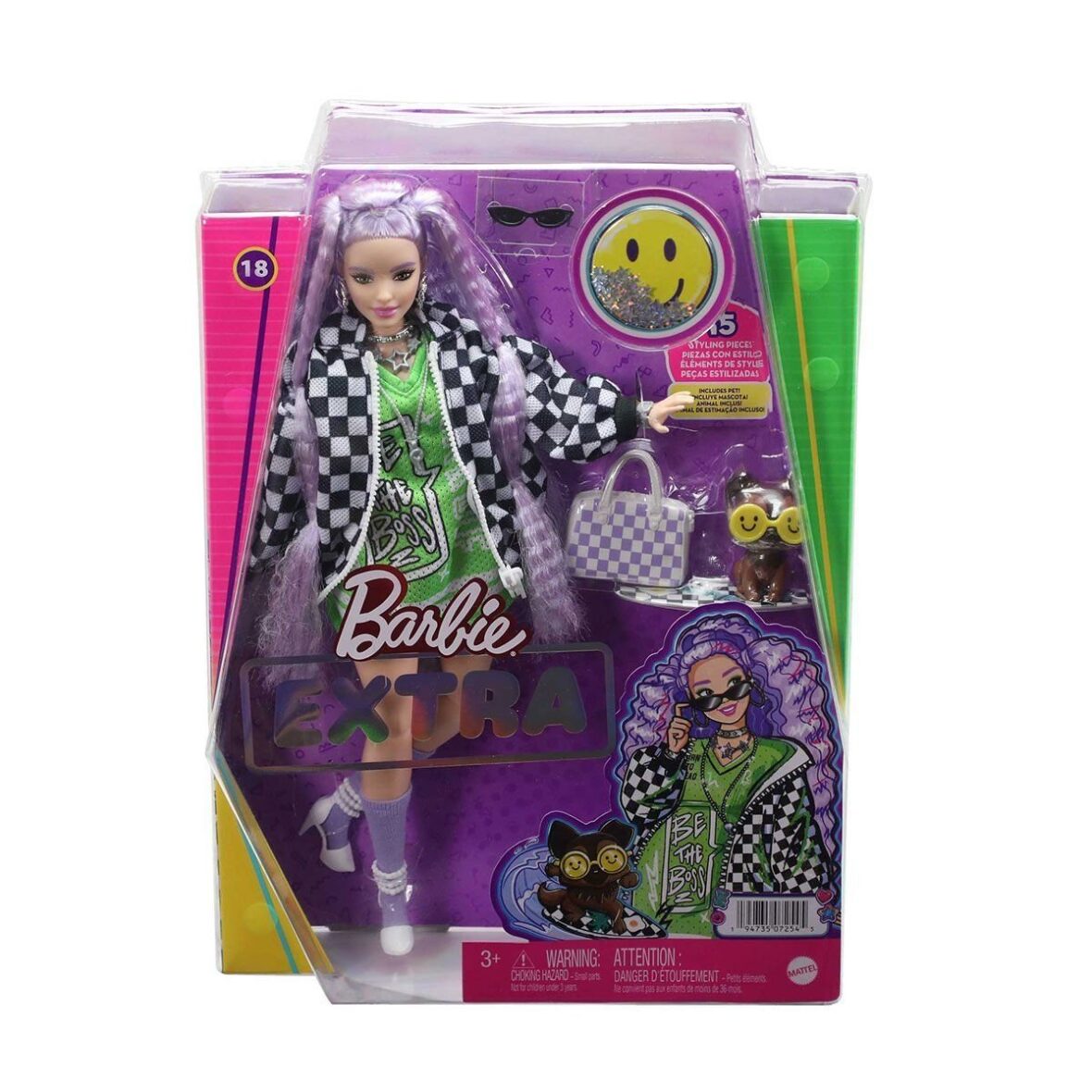 HHN10 Barbie Extra – Spor Ceketli Bebek