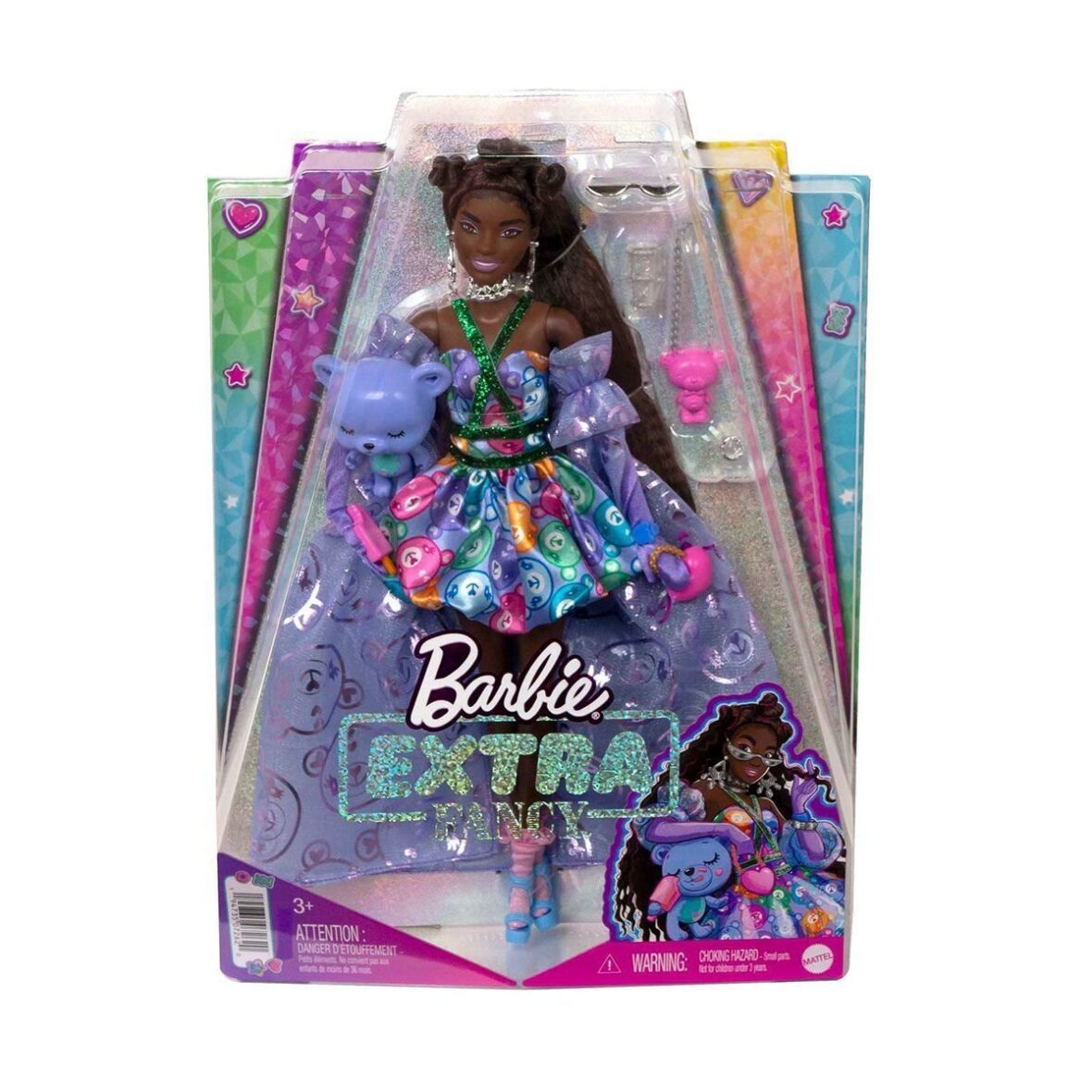 HHN13 Barbie Extra Fancy – Mor Kostümlü Bebek