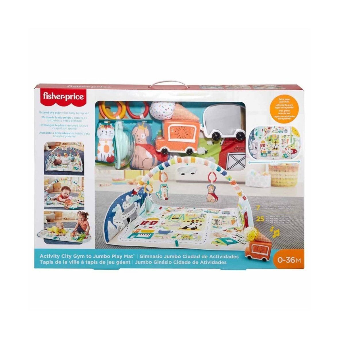 GJD41 Fisher-Price® Şehir Macerası Jumbo Jimnastik Merkezi™