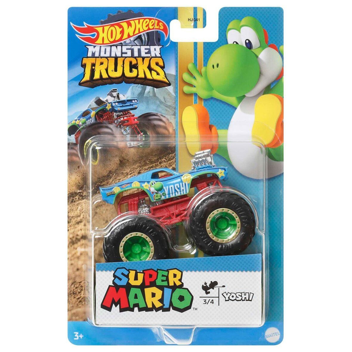 HJG41 Hot Wheels Monster Trucks Gösteri Dünyası Temalı 1:24 Arabalar