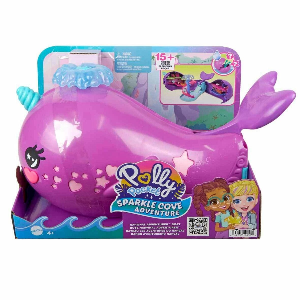 HKV71 Polly Pocket Sparkle Cove – Narval