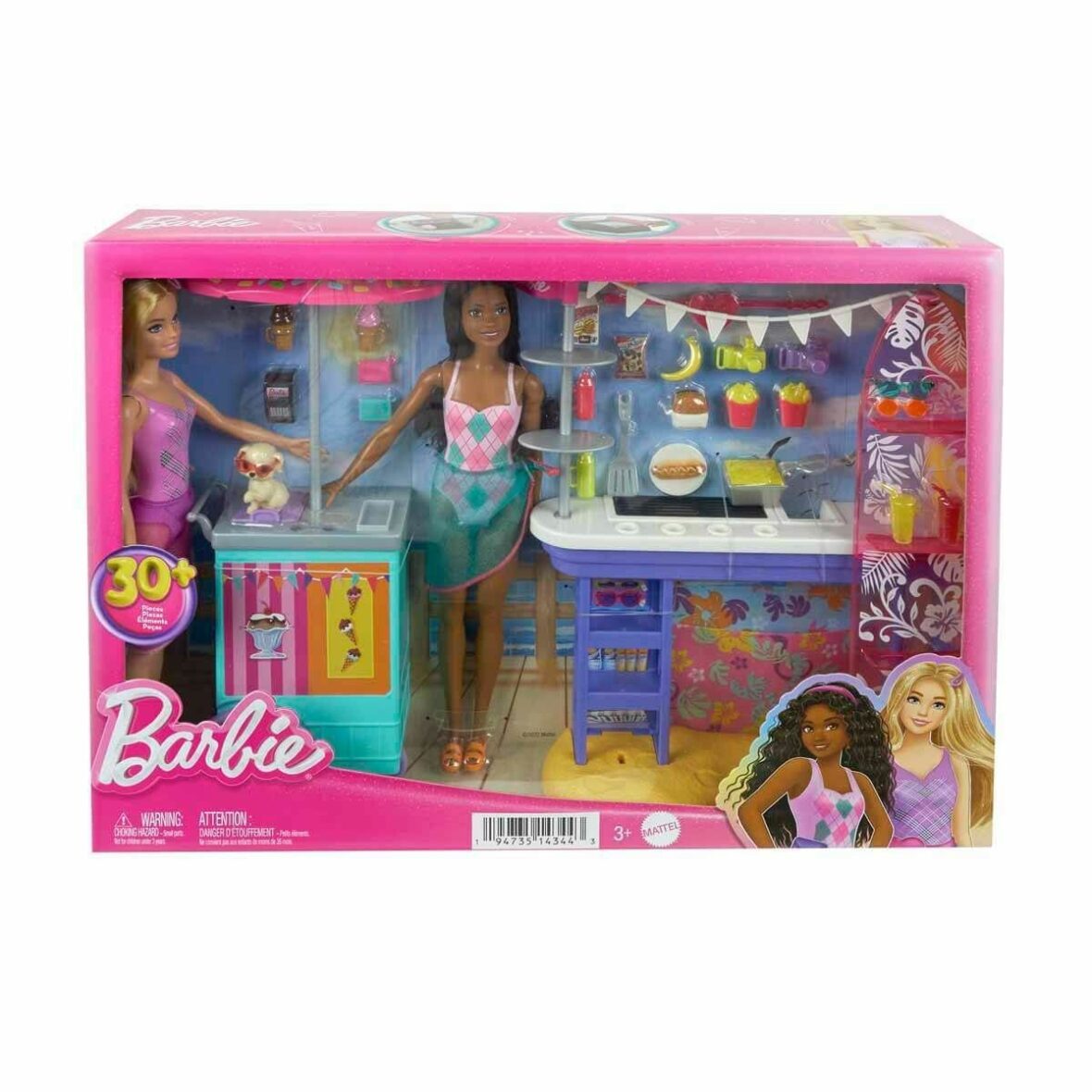 HNK99 Barbie Brooklyn ve Malibu’nun Sahildeki Yiyecek Standı