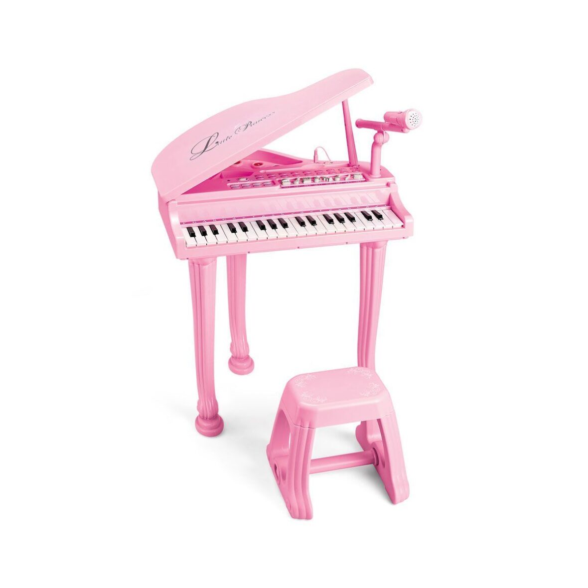 BAO-1403(0213)PINK 37 Tuşlu Büyük Pembe Piano Mp3 ve Mikrofonlu -Vardem