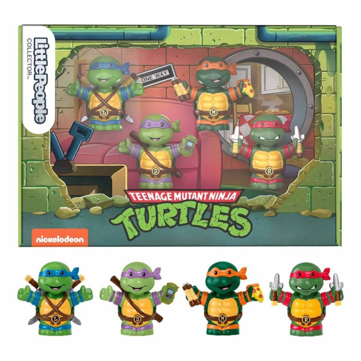 HPM43 Little People® Collector Teenage Mutant Ninja Turtles 4’lü Özel Set