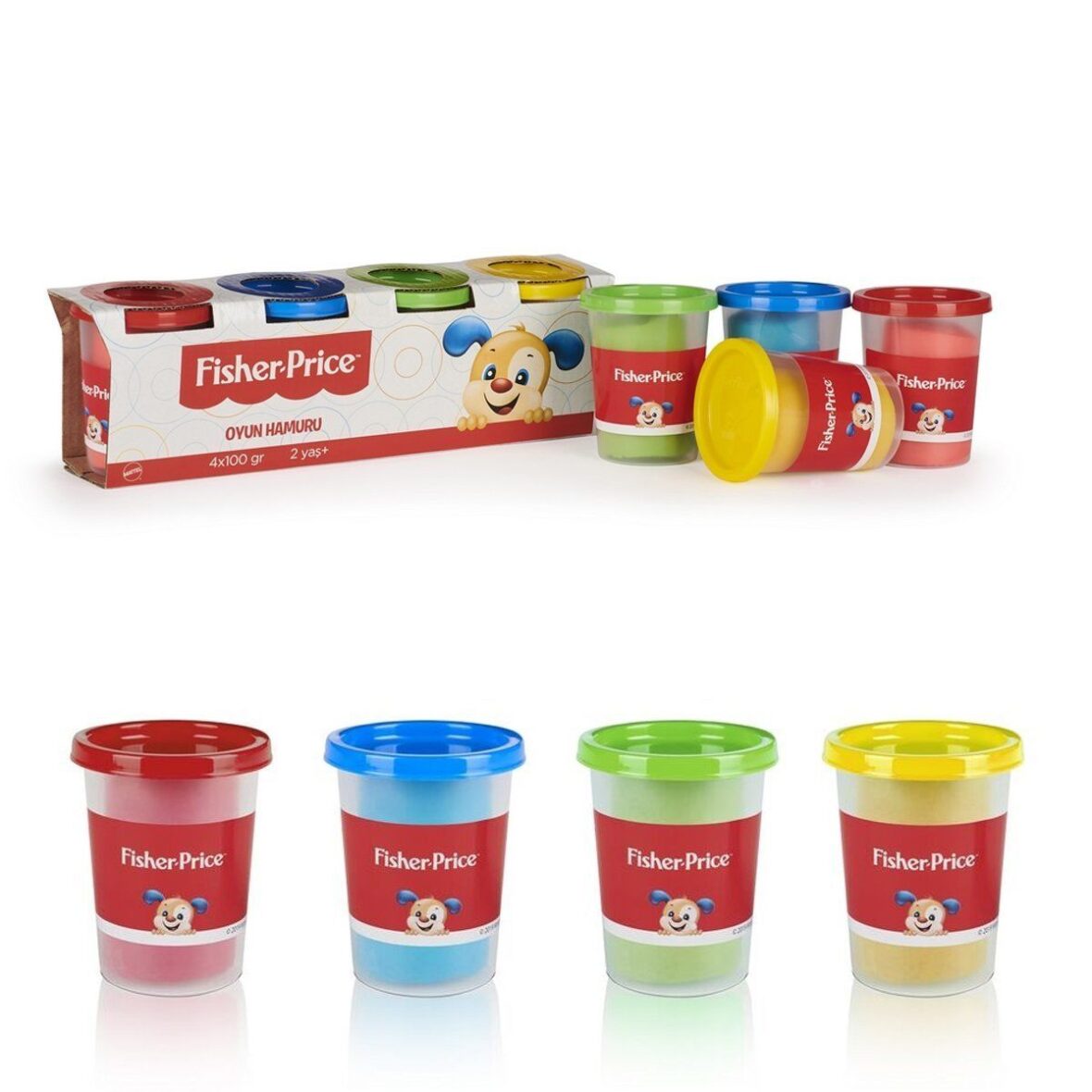 GPN20 Fisher-Price Oyun Hamuru 4’lü Paket 4x100gr – Özel fiyatlı ürün