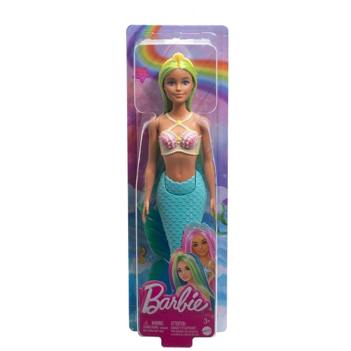 HRR02 Dreamtopia Barbie Denizkızı Bebek