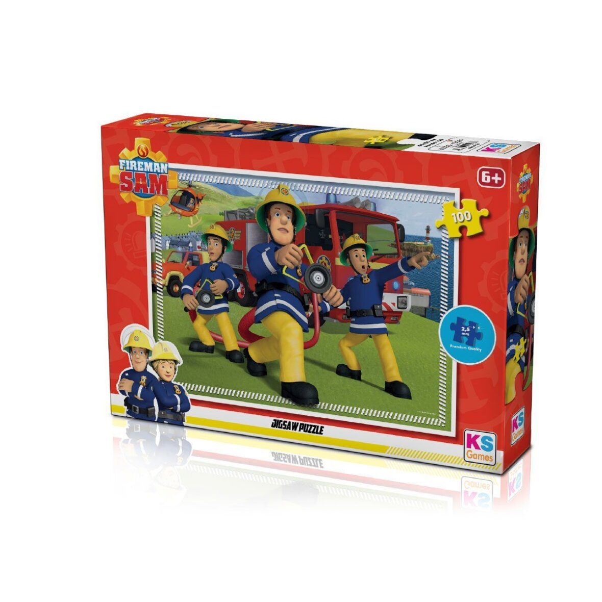 FRS 714 Fireman Sam Puzzle 100 Parça -KS Puzzle