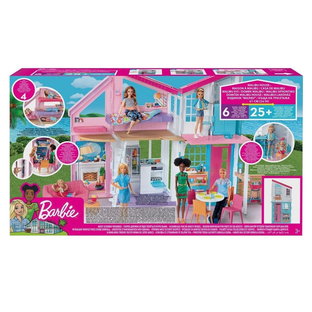 FXG57 Barbie’nin Muhteşem Malibu Evi