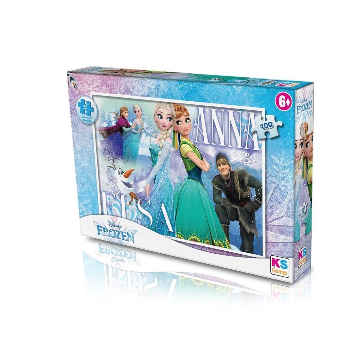 FRZ714 KS,  Frozen  100 Parça Çocuk Puzzle