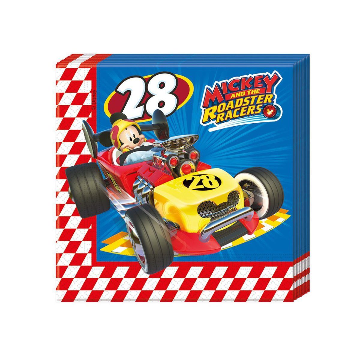 LDM9399 Mickey and The Roadster Racers Kağıt Peçete 20 adet 33×33 cm -Balonevi