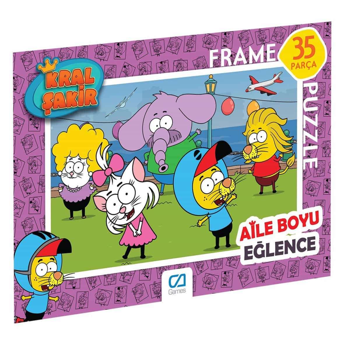 CA 5049-5050 Kral Şakir Frame Puzzle 35 Parça-CA Games